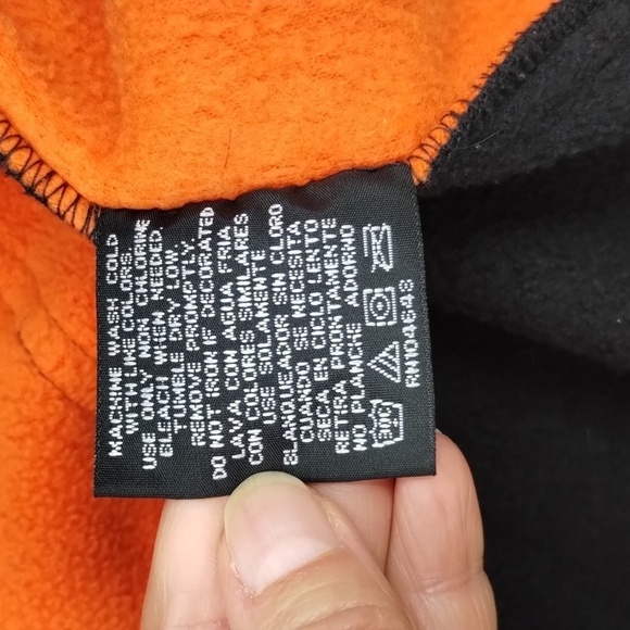 Starter Men's medium GameDay OSU OK State Cowboys fleece pullover black/orange - Picture 10 of 11